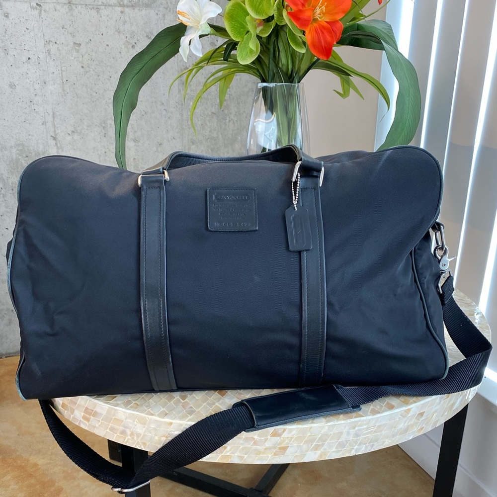 Coach Black Duffle - TSA size carry-on luggage